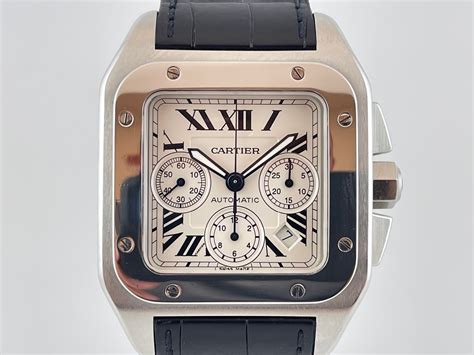 best cartier 100 chrono replica|cartier santos 100 logo.